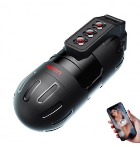 HK LETEN - Grenade Explosive Vibrating Male Masturbator (Chargeable - Smart APP Model)